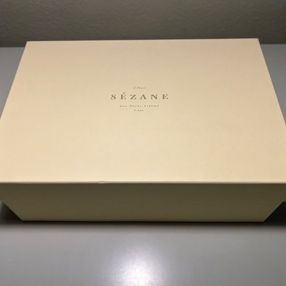 NEW Womens Sezane Paula Babies White Lacquer Shoes size US 6 FR 37 - Picture 14 of 16